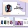 Download Colorful Digital Portfolio Presentation Layout for Adobe InDesign