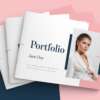 Free Download Modern Landscape Portfolio Layout Template for Adobe InDesign