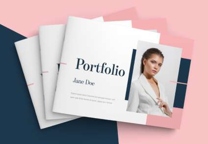 Featured of Free Download Modern Landscape Portfolio Layout Template for Adobe InDesign