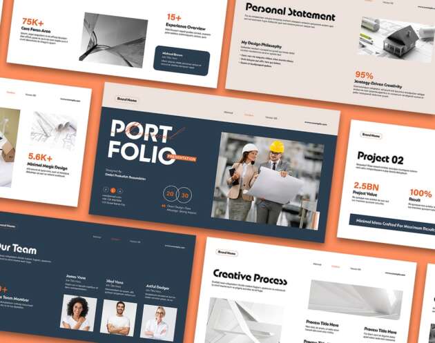 Featured of Portfolio Presentation Template