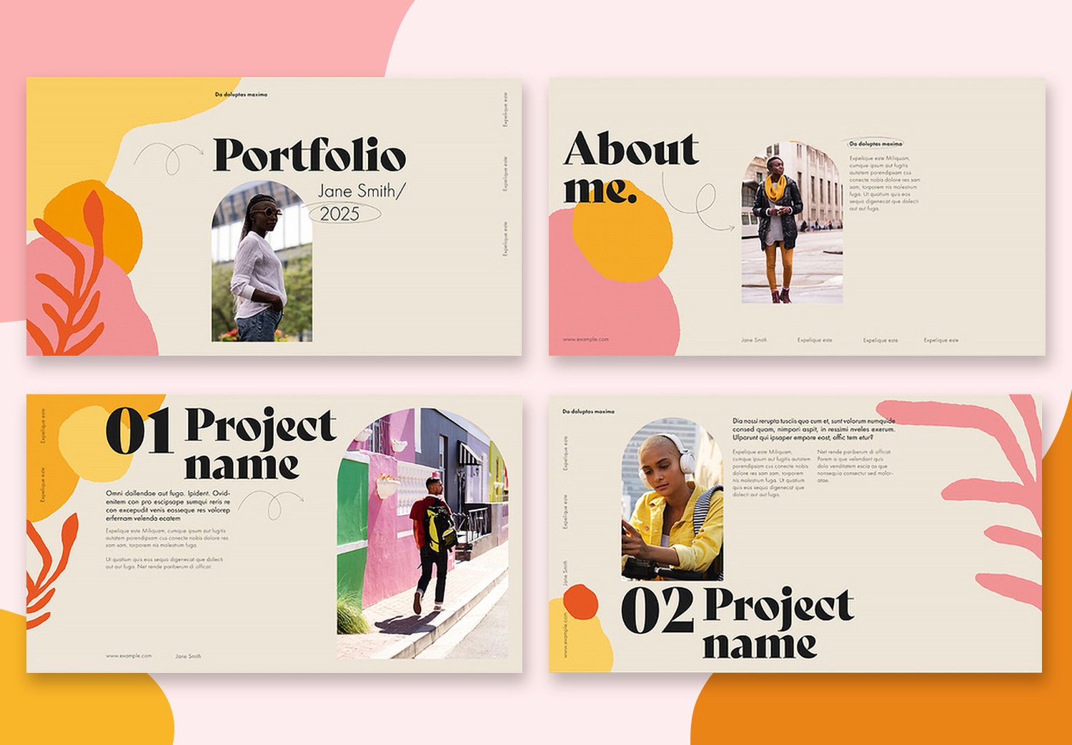 Preview About Me of Download Landscape Portfolio Template