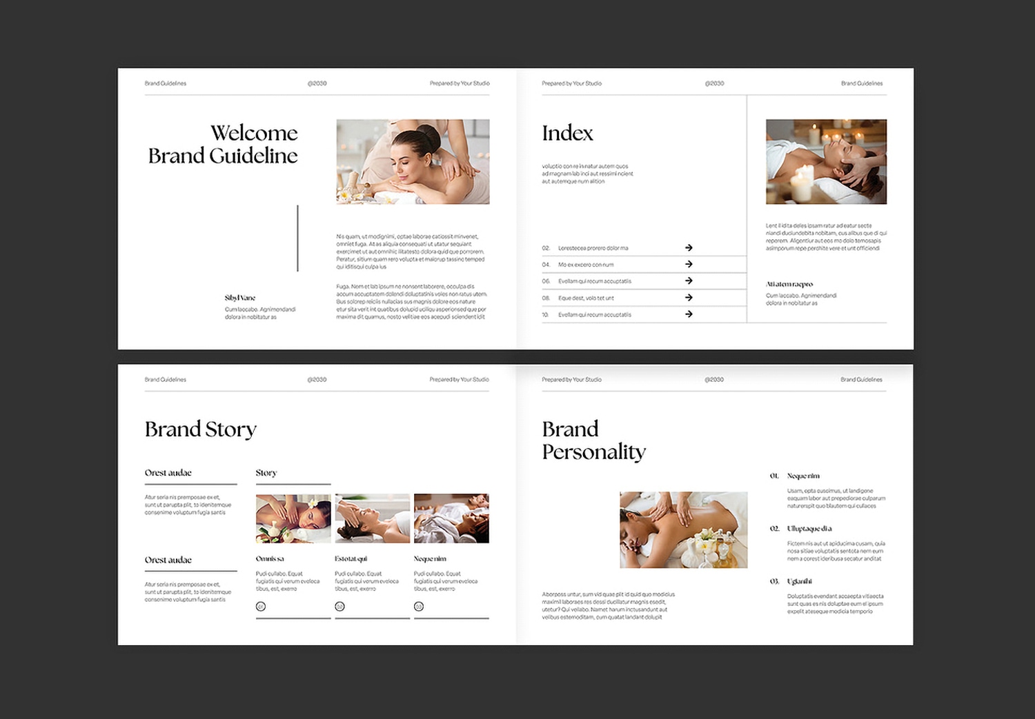 Preview Brand Guideline of Brand Guideline InDesign Template