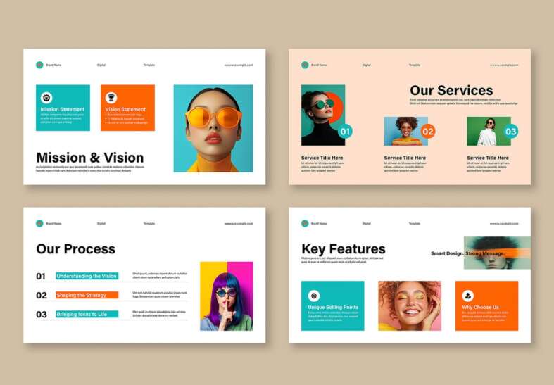 Unsell Download Creative Portfolio Presentation Template for Adobe InDesign ...