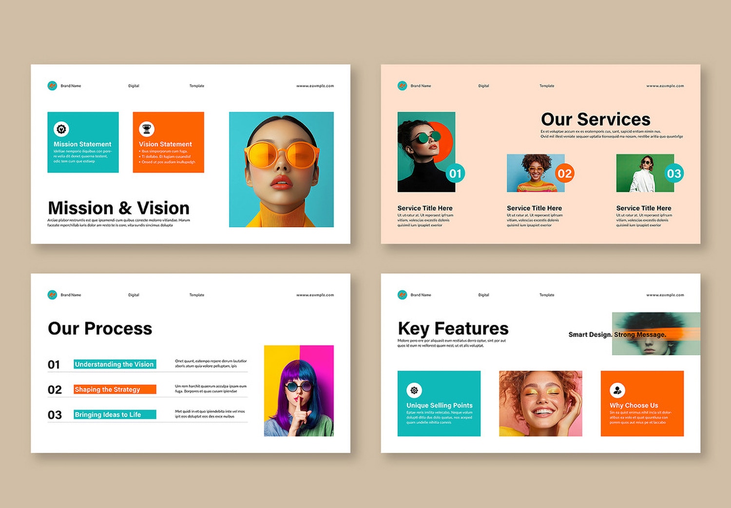 Preview Our Service of Creative Portfolio Presentation Template