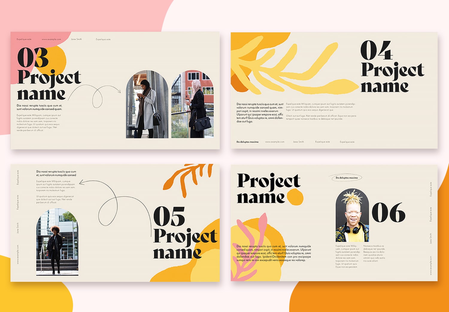 Preview Project of Download Landscape Portfolio Template