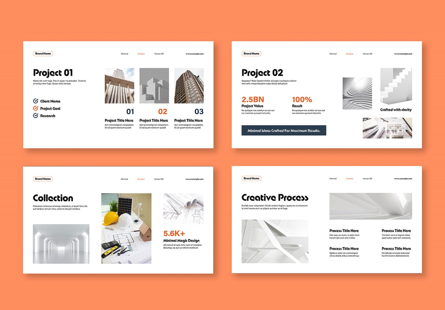 Preview Project pof Portfolio Presentation Template