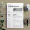 Clean Resume InDesign Template with ATS-Friendly Style
