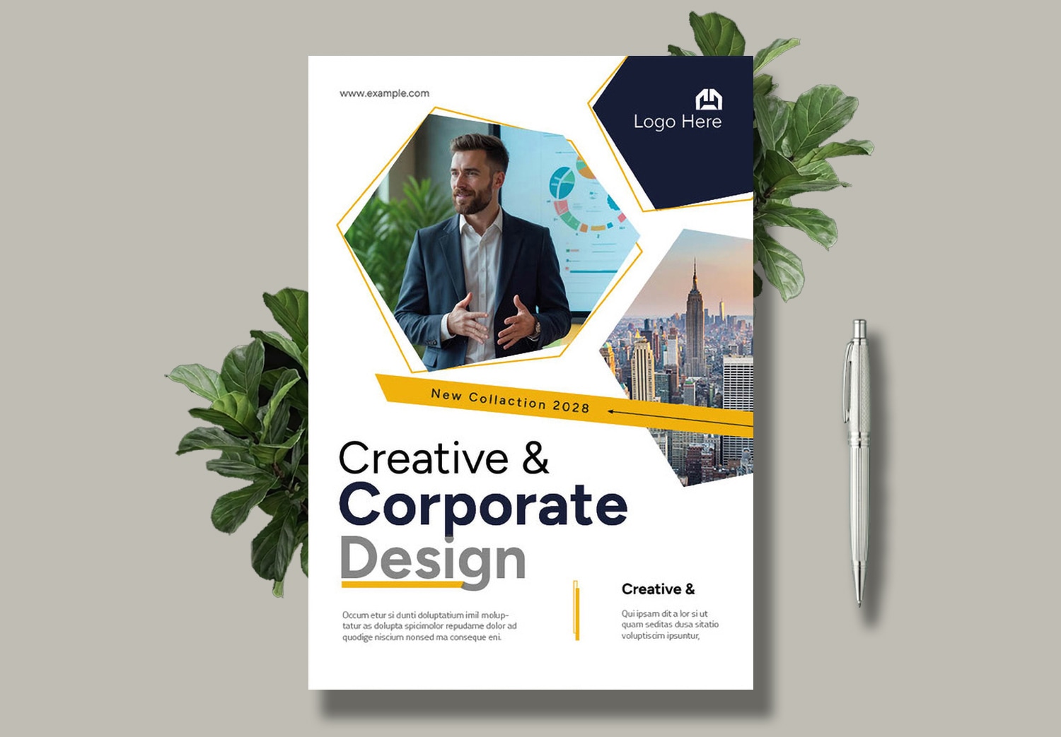 Featured of Corporate Brochure InDesign Template