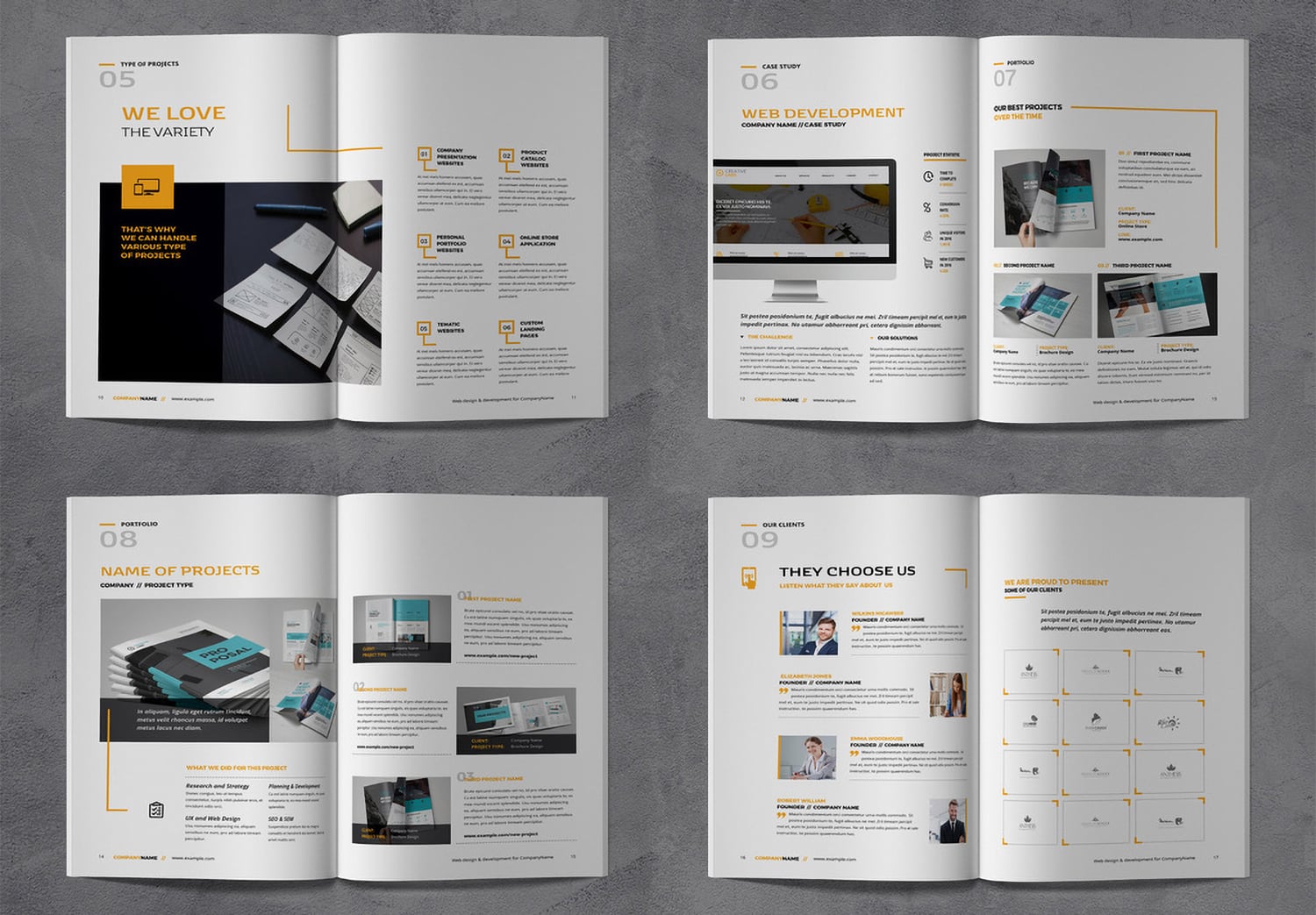 Preview The Project of Project Proposal InDesign Tempalte