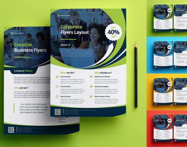 Business Flyer Layout Template