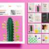 Free Graphic Design Portfolio Template with Orange Accents