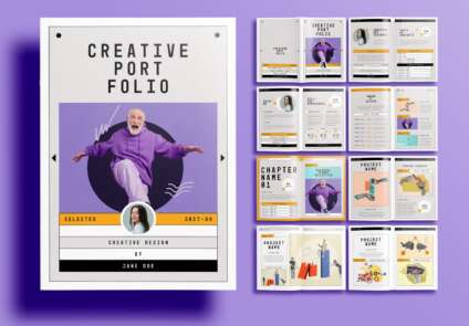 Thumbnail of Creative Portfolio Template Free Download with Modern Design