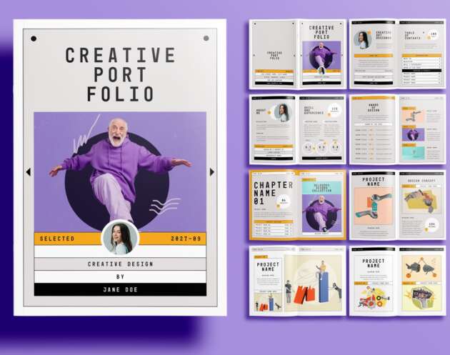 Thumbnail of Creative Portfolio Template Free Download with Modern Design