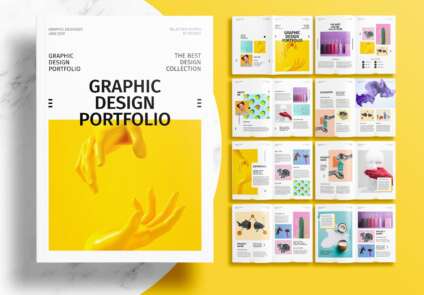 Thumbnail of Free Modern Graphic Design Portfolio Template