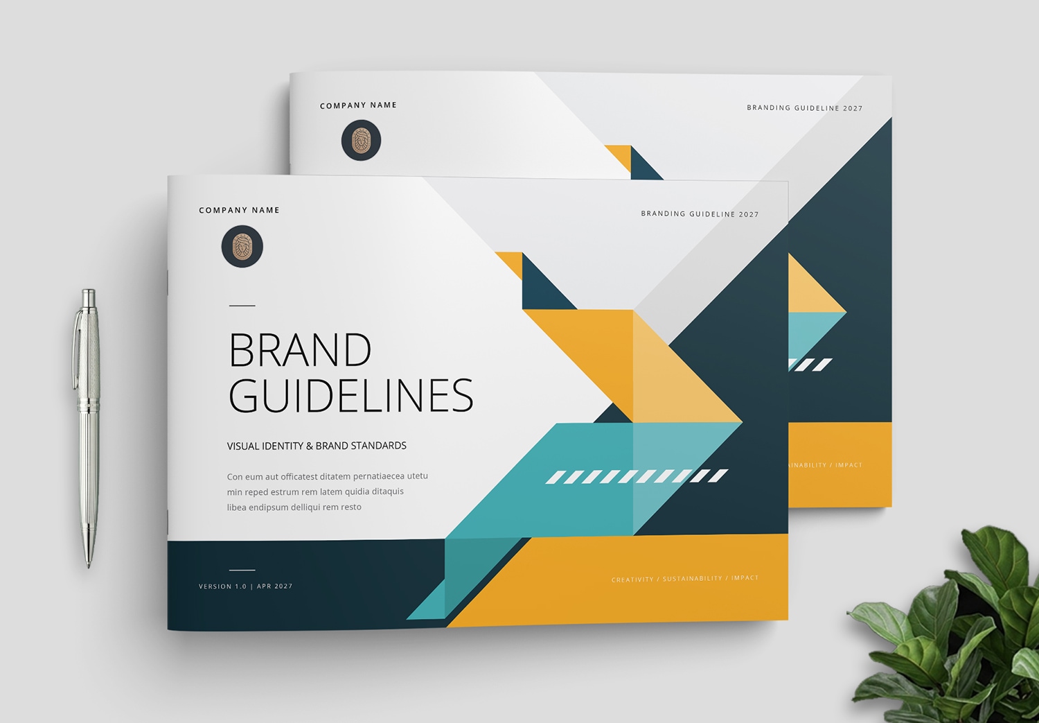 Free Brand Guidelines Brochure - Preview Cover