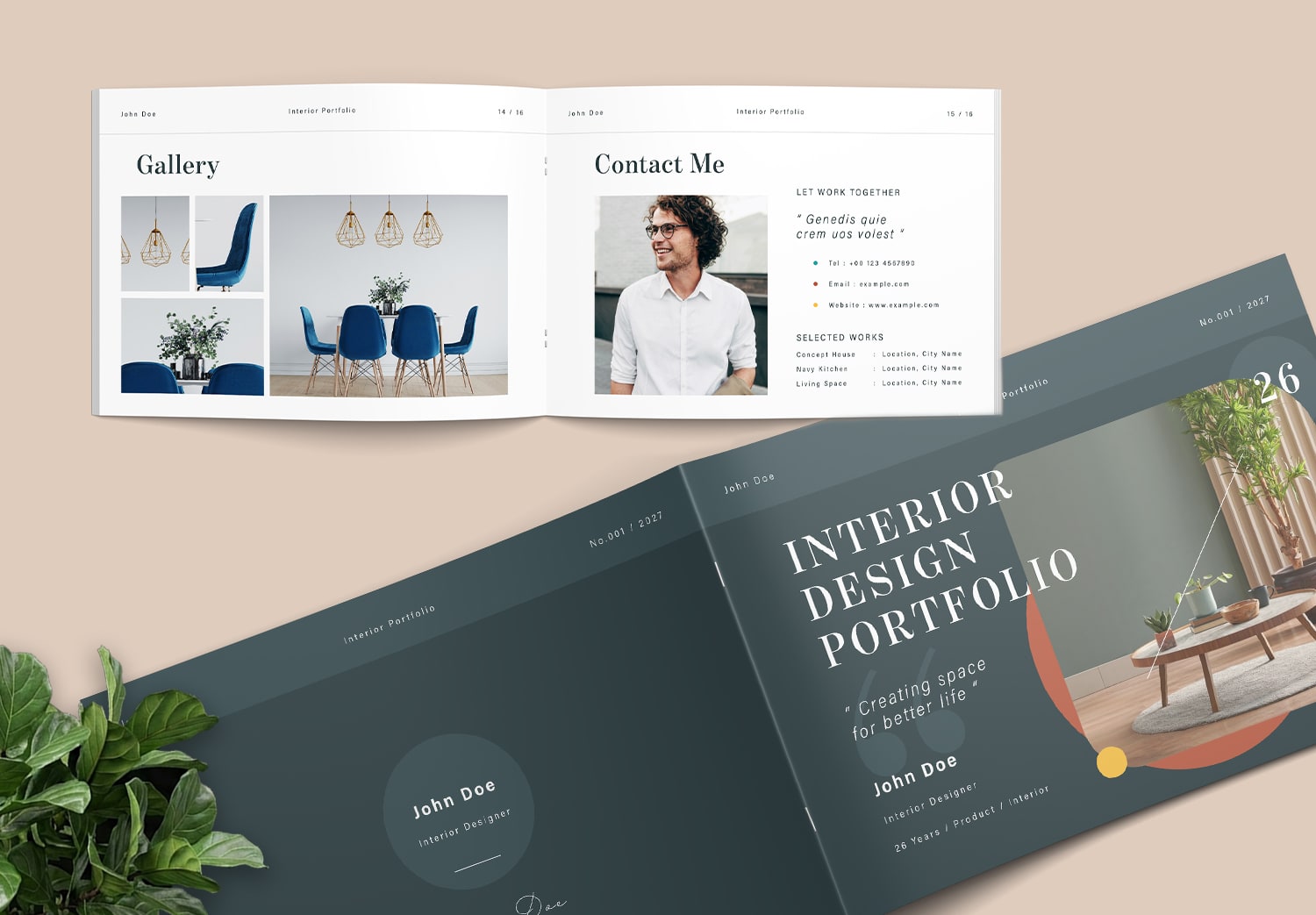 Free Interior Design Portfolio Brochure - Preview 3